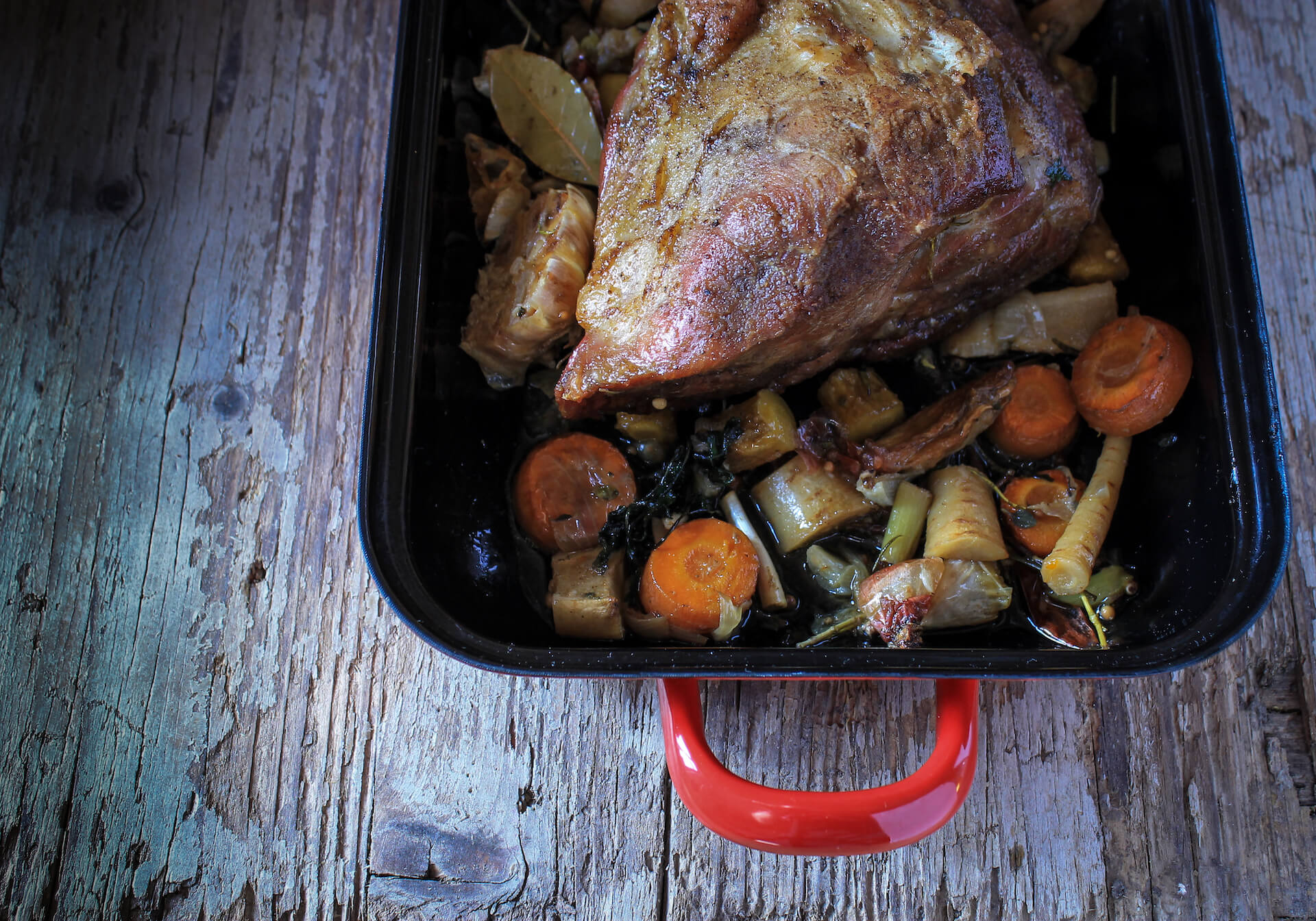 Saftiger Braten im Backofen zubereitet